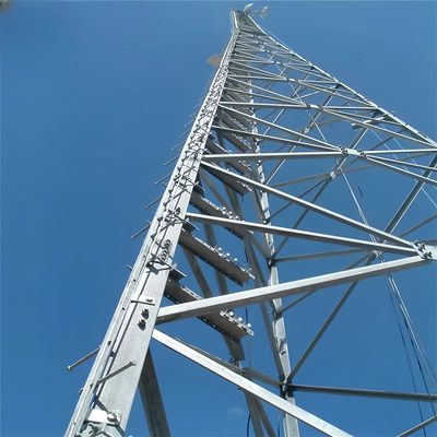 Dibujo profesional Torre de antena triangular Radoma Material de telecomunicaciones Torres de acero de rejilla