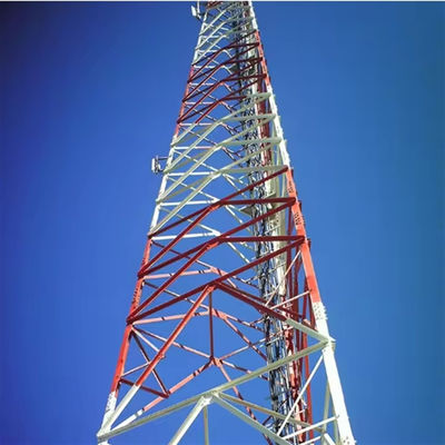 Mast de antena de microondas y torre de antena de comunicación 15 -120 M