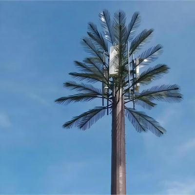 Gran exterior resistente al viento ocultación disfrazada Torres de teléfonos celulares Monopolio árbol biónico torre de polo único