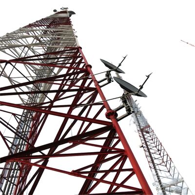 Torre Tubular de Acero de 3 Patas Adecuada para Diversos Usos Industriales con Materiales Resistentes a la Corrosión