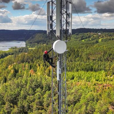 Torre de cable de sujeción a prueba de explosiones de 10m-40m para comunicación y monitoreo de seguridad subterráneo en áreas mineras