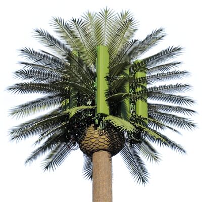 15 21 Torre de comunicación al aire libre de acero galvanizada camuflada del árbol biónico de la zona escénica de los 27M 5G 4G Wifi