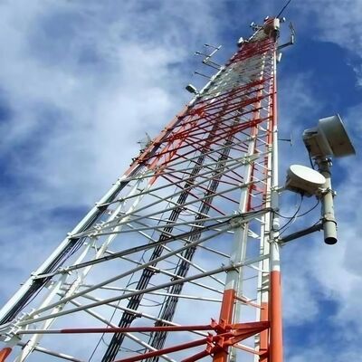 19 27 35M Alta tensión galvanizado de 3 patas torre de acero tubular mástil de telecomunicaciones para comunicaciones y monitoreo de microondas 5G 4G al aire libre