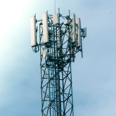 ISO legged de la torre de antena de la prueba de corrosión 4 de los 40M certificada para la infraestructura de las telecomunicaciones