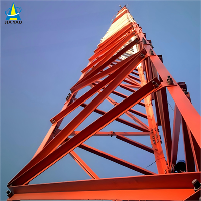 Torre de acero patas de la comunicación del ángulo de la altura 3 de encargo para la transmisión de señal de microondas