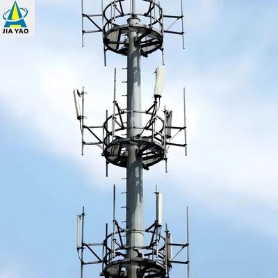 Torre monopolar de diseño modular de 26M para cobertura urbana densa de 5G