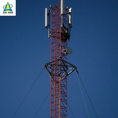 Torre amistosa del alambre Guyed del presupuesto de 48 los 52M para el proyecto de transmisión de señal de difusión