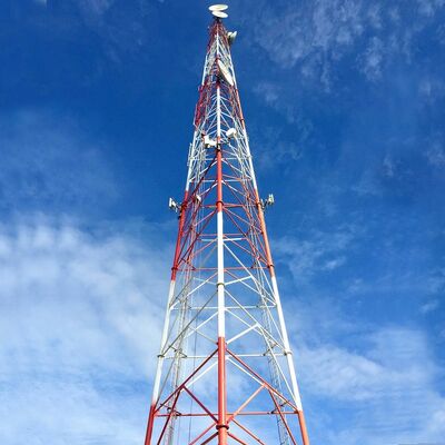 torre de las telecomunicaciones del tubo de la conexión 3 del reborde 72Meter de los 42m los 53m los 65m para la entrada de la estación