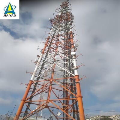 torre compacta de las telecomunicaciones del tubo de la huella 3 de los 48m los 60m los 70m 77Meter para la calle peatonal urbana 5G
