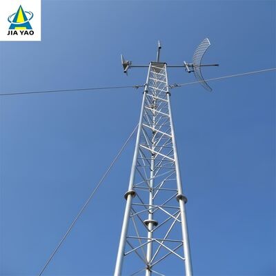 Torre arriostrada rentable de 42 millones para cobertura de señal de transmisión rural