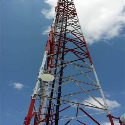 30m de acero galvanizado de mástil único de comunicación antena mono polos teléfonos celulares radios monopolio torre