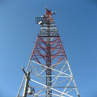 Estructura del marco Escalera de tornillo 4 piernas Torre de rejilla 5-200M Alturas