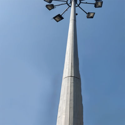 ISO 1461 15 20 30 40 50 M M 4G 5G Stand Cell Signal Pole Escalera de escalada auto-sustentada con monopolio Torre de antena