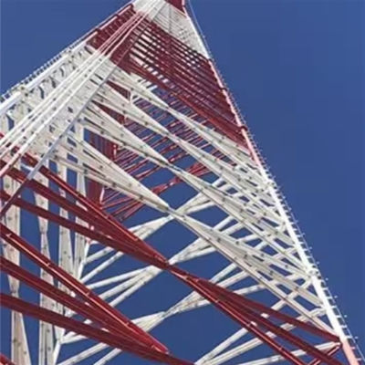 Autosostenido de teléfono celular Antenna de radio de transmisión Fm Comunicaciones Torre de hierro de tres patas