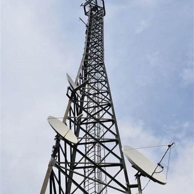 Q255B Q355B Q420B Diseño 3 piernas torre angular de acero torre de telecomunicaciones