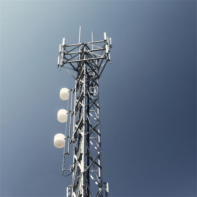 Q255B Q355B Q420B Diseño 3 piernas torre angular de acero torre de telecomunicaciones
