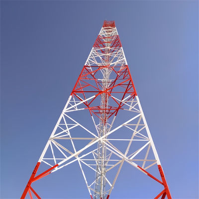 30m de acero galvanizado de mástil único de comunicación antena mono polos teléfonos celulares radios monopolio torre