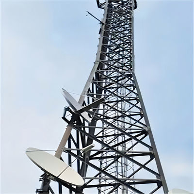 Q255B Q355B Q420B Diseño 3 piernas torre angular de acero torre de telecomunicaciones