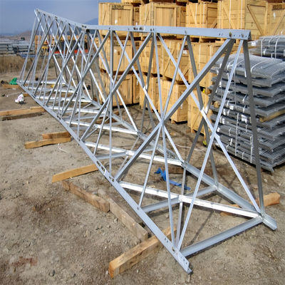 Ángulo de 45 a 60 grados Torre de antenas de telecomunicaciones 3 piernas 4 piernas angulares con red de autoapoyo