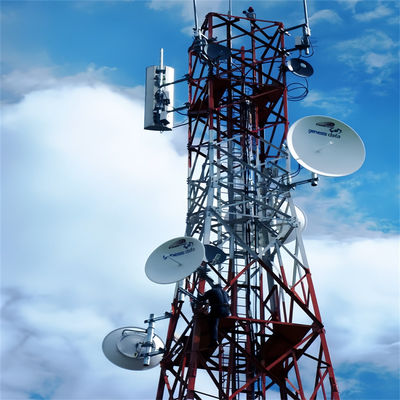 5-200M Acero galvanizado de ángulo de acero de acero torre de rejilla fabricantes Torre de telecomunicaciones de rejilla