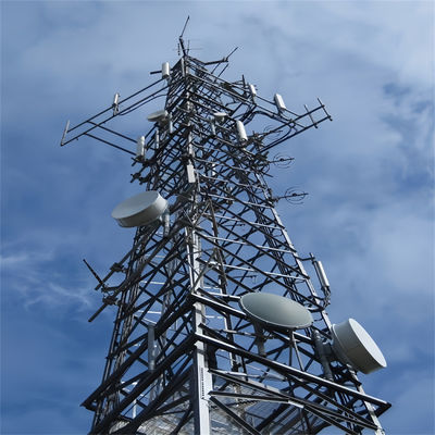 5-200M Acero galvanizado de ángulo de acero de acero torre de rejilla fabricantes Torre de telecomunicaciones de rejilla