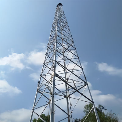 4G Televisión inalámbrica al aire libre Telefono celular Comunicación por satélite Radio de microondas Antenna Torre enrejada 4 piernas Torre angular