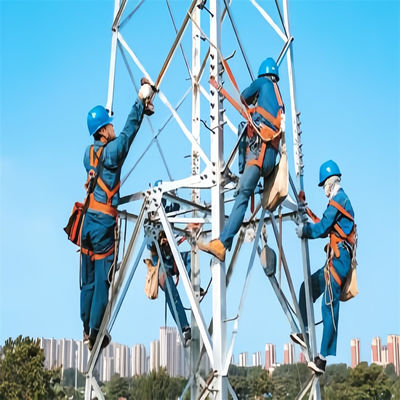 4G Televisión inalámbrica al aire libre Telefono celular Comunicación por satélite Radio de microondas Antenna Torre enrejada 4 piernas Torre angular