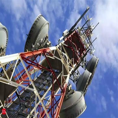 4G Televisión inalámbrica al aire libre Telefono celular Comunicación por satélite Radio de microondas Antenna Torre enrejada 4 piernas Torre angular