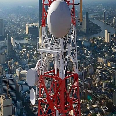 20 40 60 80 100 m Telecom Shelter Diseño ángulo de red de acero radio antena 4g equipo inalámbrico torre de comunicación