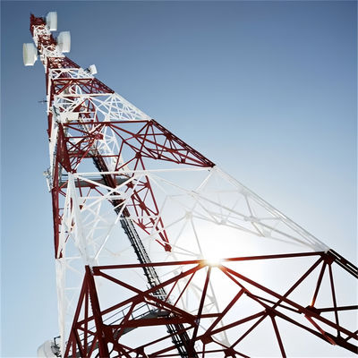 Transmisor Wifi Torre de antena autoportante Energía solar Satélite de acero de 4 patas Torre de acero galvanizado