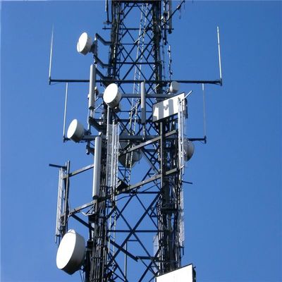 60m 4 Piernas Galvanizadas Autónoma Antenna Torre Ángulo de transmisión Radio de microondas Torre de comunicación más alta