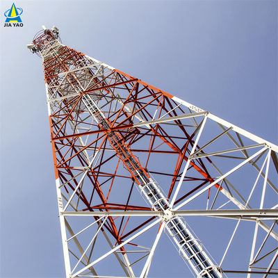 Fabricante Pylon de acero de 4 patas Transmisor y receptor de Wifi de 5 km Red Angular de Microondas Torre de radio de soporte inalámbrico