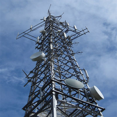 Galvanizado en caliente 3 /4 Piernas Reticular Torre de telecomunicaciones Tubular Telecomunicaciones Angular Antenna Mast Torre