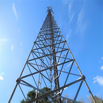 30m Tubo Wifi 3 piernas Torre de acero tubular Rejilla Mast sin costuras Comunicación de microondas Torre de antena