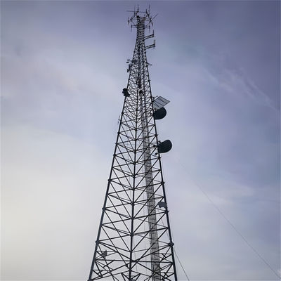 15m 20m 25m 40m 200 pies Antenna Torre de telecomunicaciones Tubular Radio TV FM Transmisión Antenna 3 Piernas