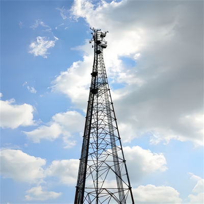 15m 20m 25m 40m 200 pies Antenna Torre de telecomunicaciones Tubular Radio TV FM Transmisión Antenna 3 Piernas