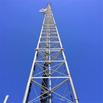 15m 20m 25m 40m 200 pies Antenna Torre de telecomunicaciones Tubular Radio TV FM Transmisión Antenna 3 Piernas
