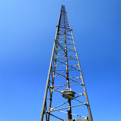 30 metros Galvanizado 3 Piernas Torre Autoportante Tubular de Acero Telecom Torre de Cuadrícula