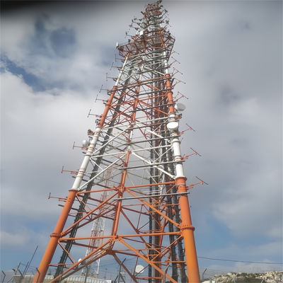 30 metros Galvanizado 3 Piernas Torre Autoportante Tubular de Acero Telecom Torre de Cuadrícula