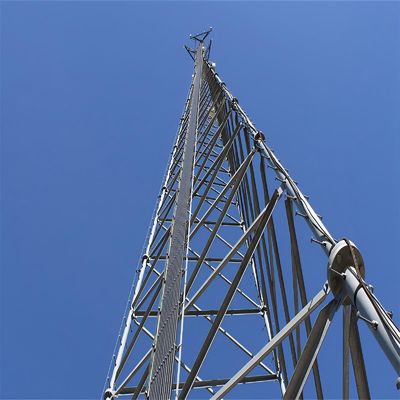 15m 20 30 40 50 metros Techo Comunicación de microondas Reticulado Antenna de radio Mast 3 Piernas Torre de acero tubular