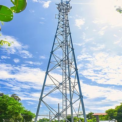 20m 25m - 60m 65m Torre de 3 piernas Tubular Telecom Tubular Torre de acero