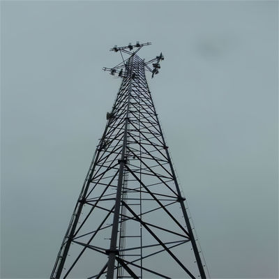 Antenna de telecomunicaciones Red Wifi GSM Torre celular de auto-apoyo 3 piernas Tubular Torre de comunicación celular de microondas