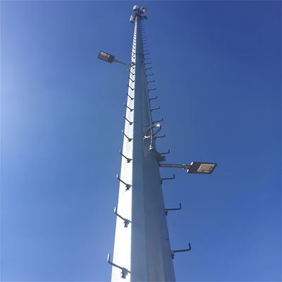 OEM Galvanizado de auto-apoyo monopolio de antena torre mástil para GSM 5G comunicación tubo torre de poste