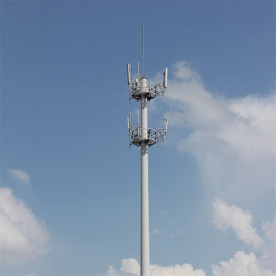 Monopolio independiente Torre de telecomunicaciones de 100' Antenna Tipos de comunicaciones Torre de monopolio tubular