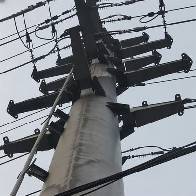 Fabricante 75 pies al aire libre 100 Km de alcance Antena de televisión de acero Tubular de telecomunicaciones Mast Pole