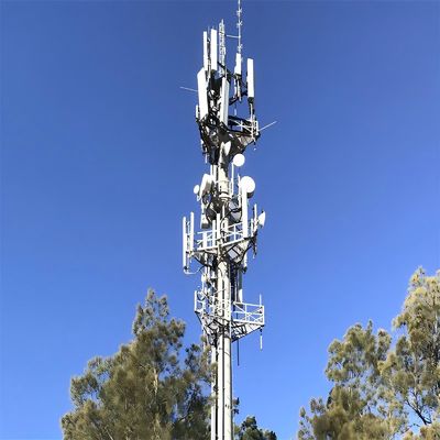 Plataforma de trabajo de larga distancia de Wifi profesional personalizada con antena de monopolio de autoapoyo de microondas