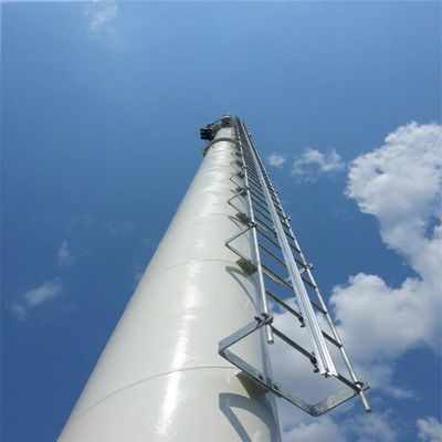 30m 35m 40m Galvanizado 4g / 5g Sitios celulares Monopolio Torre de señales de teléfonos celulares Microondas