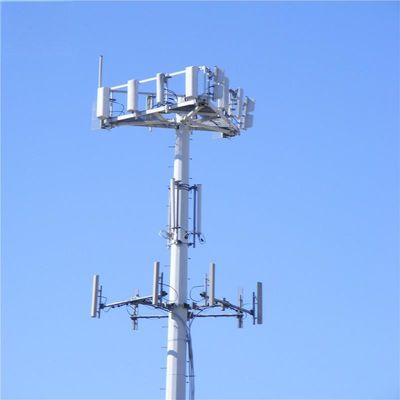 Acero 20 metros Gsm Monopolio torre de acero torre de comunicación para la venta Q345B/A572