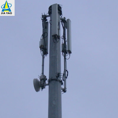 Torre de monopolio multifunción galvanizada por inmersión en caliente 5g Internet señal de teléfono móvil comunicación torre de acero