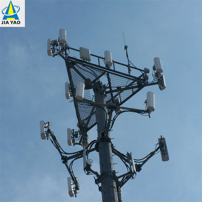 Torre de monopolio multifunción galvanizada por inmersión en caliente 5g Internet señal de teléfono móvil comunicación torre de acero